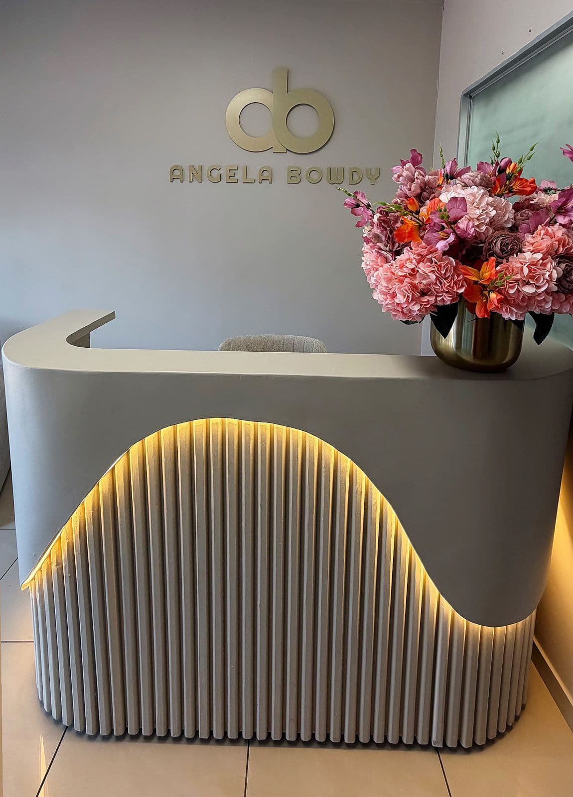 The Angela Bowdy studio reception